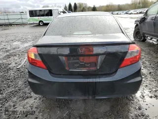 2012 Honda Civic Sdn LX with VIN 2HGFB2F59CH592390, listed as a Copart auction lot 51291065 with 170,344 mi miles and Clean Title. Bid and sale history available at carsss.com. Image 6.