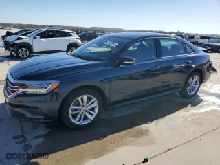 2020 Volkswagen Passat 2.0T S with VIN 1VWAA7A34LC013742, listed as a Copart auction lot 85056104 with 56,595 mi miles and Salvage Title. Bid and sale history available at carsss.com. Image 1.