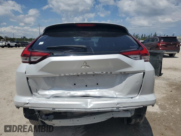 2024 Mitsubishi Eclipse Cross ES with VIN JA4ATUAA2RZ040805, listed as a Copart auction lot 52597735 with 30,849 mi miles and Non repairable. Bid and sale history available at DreamBid. Image 6.