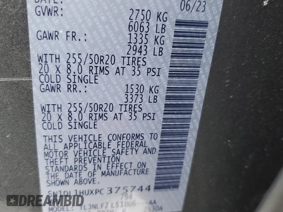 2023 Infiniti QX60 Autograph z VIN 5N1DL1HUXPC375744, wystawiony jako Copart lot #45015105 z przebiegiem 27 968 mil mil oraz Szkoda całkowita • Salvage title. Historia ofert i sprzedaży dostępna na DreamBid. Obrazek 13.