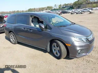 2019 Honda Odyssey EX with VIN 5FNRL6H53KB015260, listed as a IAAI auction lot 42106324 with 67,447 mi miles. Bid and sale history available at carsss.com. Image 1.