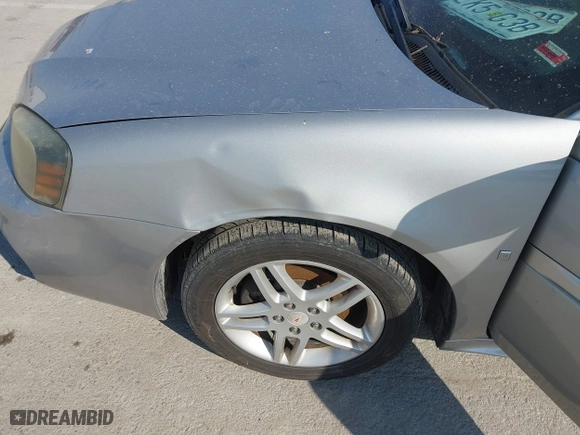 2006 Pontiac Grand Prix GT with VIN 2G2WR554061312734, listed as a IAAI auction lot 41777785 with 177,886 mi miles. Bid and sale history available at carsss.com. Image 6.