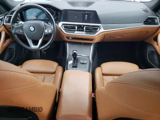2022 BMW 4 Series 430i with VIN WBA63AV04NFM04338, listed as a Copart auction lot 71471224 with 63,671 mi miles and Salvage title. Bid and sale history available at DreamBid. Image 8.