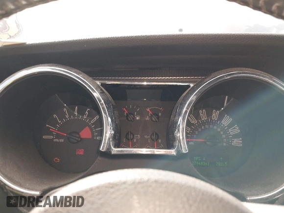 2007 Ford Mustang GT Deluxe с VIN 1ZVFT82H075309397, выставлен на аукционе IAAI как лот 42197424 с пробегом 279 403 миль миль и . История ставок и продаж доступна на DreamBid. Изображение 7.