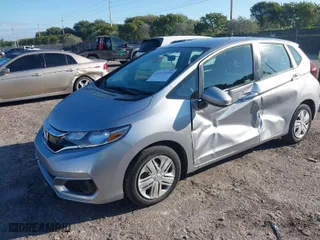 2019 Honda Fit LX with VIN 3HGGK5H45KM727956, listed as a IAAI auction lot 41673257 with 30,441 mi miles. Bid and sale history available at carsss.com. Image 2.