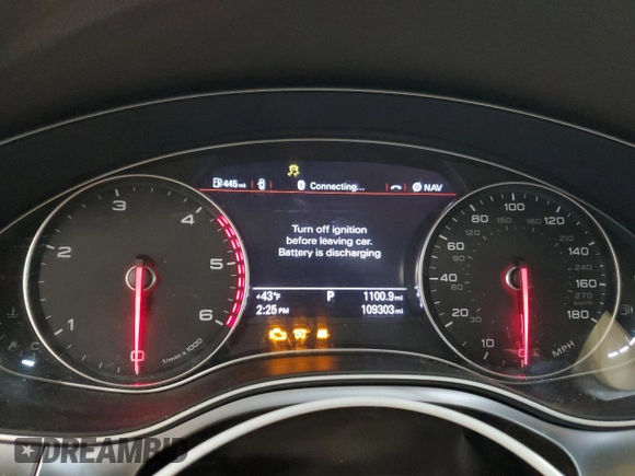 2015 Audi A7 3.0 TDI Prestige with VIN WAU2MAFC1FN015507, listed as a Copart auction lot 49663214 with 109,303 mi miles. Bid and sale history available at carsss.com. Image 9.