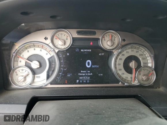 2013 Ram 2500 Laramie Longhorn with VIN 3C6UR5GL5DG534351, listed as a Copart auction lot 49915635 with 183,119 mi miles and Salvage title. Bid and sale history available at DreamBid. Image 9.