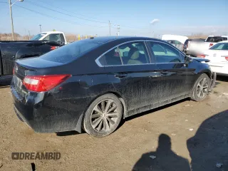 2015 Subaru Legacy 2.5i Limited with VIN 4S3BNBL67F3040136, listed as a Copart auction lot 46649635 with 124,273 mi miles and Salvage Title. Bid and sale history available at carsss.com. Image 3.