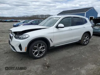 2023 BMW X3 xDrive30i with VIN 5UX53DP03P9S05083, listed as a Copart auction lot 53288355 with Not Provided miles and Salvage Title. Bid and sale history available at DreamBid. Image 1.