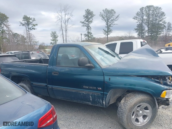 1998 Dodge Ram 1500 with VIN 1B7HC16Y1WS769200, listed as a IAAI auction lot 41711483 with 134,676 mi miles. Bid and sale history available at carsss.com. Image 12.