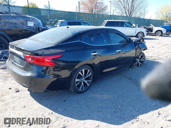 2016 Nissan Maxima SL with VIN 1N4AA6AP3GC408894, listed as a IAAI auction lot 42051320 with 128,516 mi miles and . Bid and sale history available at DreamBid. Image 4.