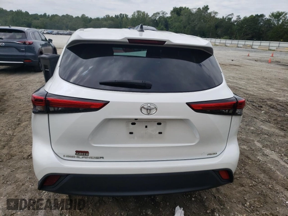 2022 Toyota Highlander L z VIN 5TDCZRBH1NS216485, wystawiony jako Copart lot #64766914 z przebiegiem 33 579 mil mil oraz Szkoda całkowita • Salvage title. Historia ofert i sprzedaży dostępna na DreamBid. Obrazek 6.