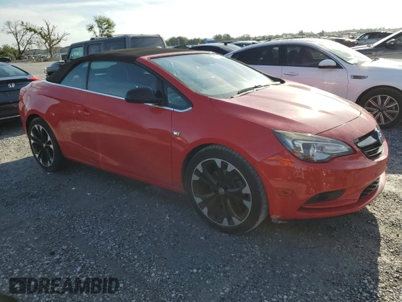 2017 Buick Cascada Sport Touring z VIN W04WJ3N52HG073980, wystawiony jako Copart lot #61477035 z przebiegiem Nie podano mil oraz Nie do naprawy • Non repairable. Historia ofert i sprzedaży dostępna na DreamBid. Obrazek 4.