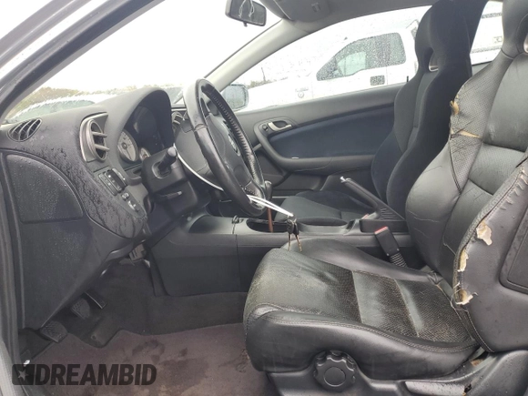 2005 Acura RSX with VIN JH4DC53835S010815, listed as a Copart auction lot 89394445 with 92,186 mi miles and Salvage title. Bid and sale history available at DreamBid. Image 7.