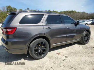 2019 Dodge Durango GT Plus with VIN 1C4RDJDG9KC702554, listed as a Copart auction lot 48311575 with 53,326 mi miles and Salvage Title. Bid and sale history available at DreamBid. Image 3.