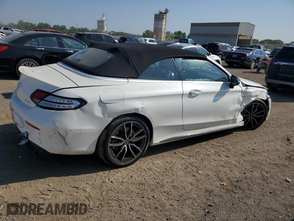 2023 Mercedes-Benz C with VIN W1KWK6EB0PG131115, listed as a Copart auction lot 65841683 with 381 mi miles and . Bid and sale history available at DreamBid. Image 3.