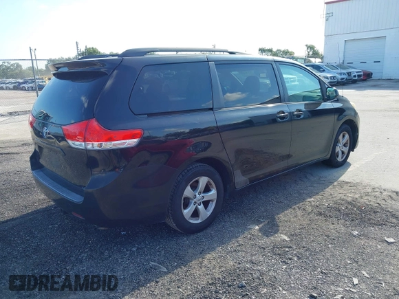 2011 Toyota Sienna LE AAS with VIN 5TDKK3DC4BS028084, listed as a IAAI auction lot 42591408 with 320,782 mi miles and . Bid and sale history available at DreamBid. Image 4.