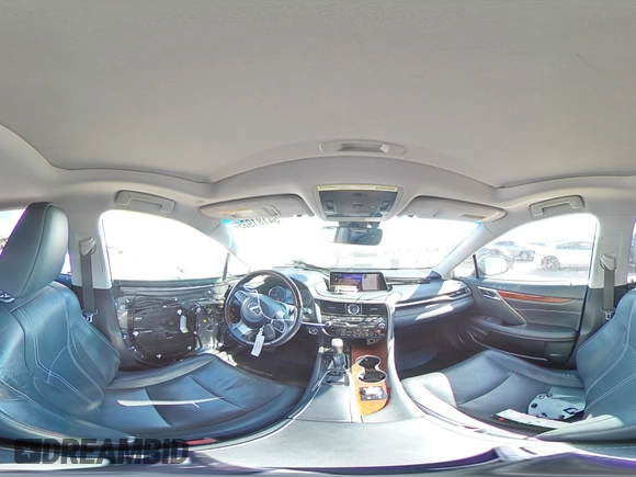 2019 Lexus RX 350L Premium with VIN JTJDZKCA8K2018841, listed as a Copart auction lot 54181935 with 107,276 mi miles and Salvage title. Bid and sale history available at DreamBid. Image 14.