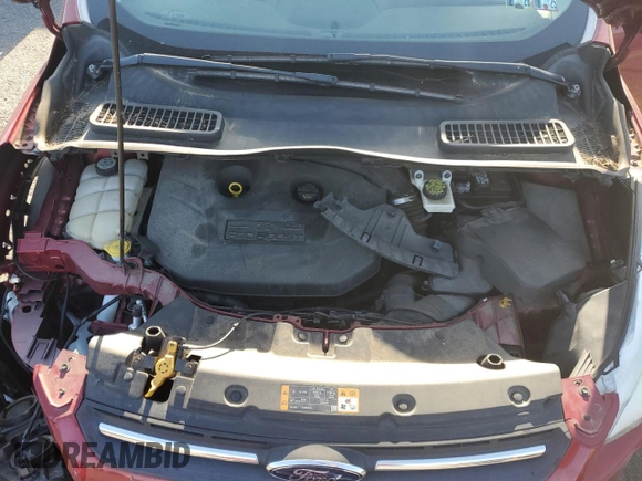 2013 Ford Escape SE with VIN 1FMCU0G97DUC07677, listed as a Copart auction lot 60247335 with 51,141 mi miles and Salvage title. Bid and sale history available at DreamBid. Image 12.