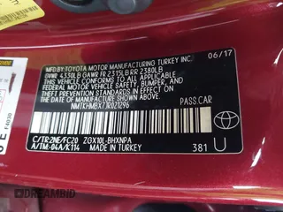 2018 Toyota C-HR XLE with VIN NMTKHMBX7JR021296, listed as a IAAI auction lot 41896666 with 108,545 mi miles. Bid and sale history available at carsss.com. Image 9.