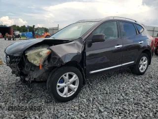2011 Nissan Rogue SV z VIN JN8AS5MV7BW314217, wystawiony jako Copart lot #58640525 z przebiegiem 124 750 mil mil oraz Szkoda całkowita • Salvage title. Historia ofert i sprzedaży dostępna na DreamBid. Obrazek 1.