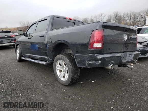 2013 Ram 1500 Sport with VIN 1C6RR7MTXDS722717, listed as a Copart auction lot 49067965 with 150,348 mi miles and Salvage title. Bid and sale history available at DreamBid. Image 2.