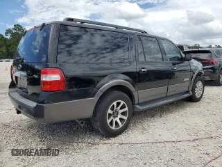 2007 Ford Expedition EL XLT with VIN 1FMFK15537LA92630, listed as a Copart auction lot 59059594 with 239,346 mi miles and Salvage Title. Bid and sale history available at carsss.com. Image 3.
