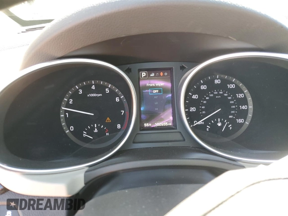 2017 Hyundai Santa Fe 2.4L z VIN 5NMZUDLB4HH032235, wystawiony jako Copart lot #49769775 z przebiegiem 102 655 mil mil oraz Szkoda całkowita • Salvage title. Historia ofert i sprzedaży dostępna na DreamBid. Obrazek 9.