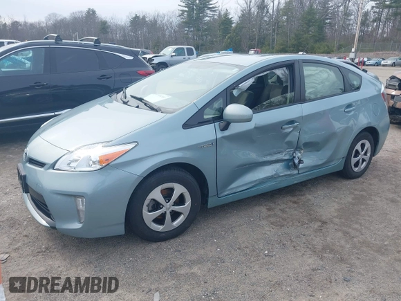 2015 Toyota Prius Four with VIN JTDKN3DU4F1971644, listed as a IAAI auction lot 41904201 with 106,530 mi miles. Bid and sale history available at carsss.com. Image 2.