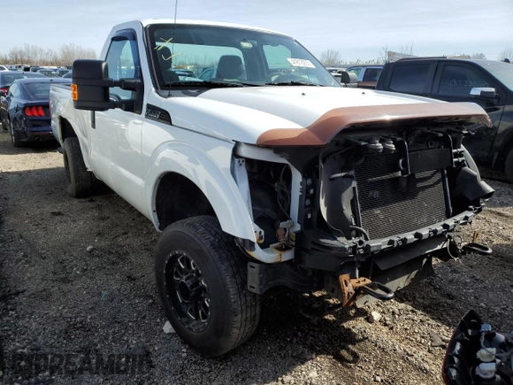 2012 Ford F-250 XL with VIN 1FTBF2B64CEC58386, listed as a Copart auction lot 41812205 with 182,225 mi miles and Salvage title. Bid and sale history available at DreamBid. Image 4.