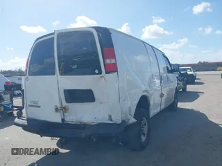 2018 Chevrolet Express Cargo Van with VIN 1GCWGAFP0J1177319, listed as a IAAI auction lot 41575100 with 132,479 mi miles. Bid and sale history available at carsss.com. Image 6.