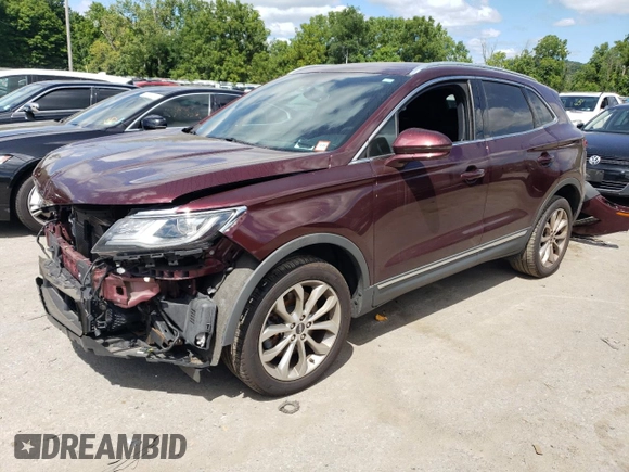 2017 Lincoln MKC Select with VIN 5LMTJ2DH3HUL63332, listed as a Copart auction lot 66552294 with 53,228 mi miles and Salvage title. Bid and sale history available at DreamBid. Image 1.