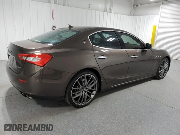 2016 Maserati Ghibli S Q4 with VIN ZAM57RTA4G1168220, listed as a Copart auction lot 57850955 with 126,378 mi miles and Clean title. Bid and sale history available at DreamBid. Image 3.