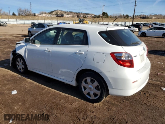 2009 Toyota Matrix with VIN 2T1KU40E39C131068, listed as a Copart auction lot 84394884 with 56,347 mi miles and Salvage Title. Bid and sale history available at DreamBid. Image 2.