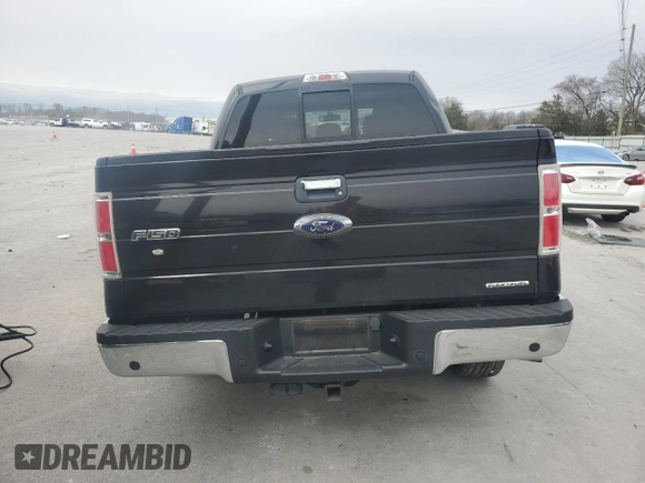 2014 Ford F-150 XL with VIN 1FTFW1CF3EKG41038, listed as a Copart auction lot 48328585 with 104,492 mi miles and Salvage Title. Bid and sale history available at carsss.com. Image 6.