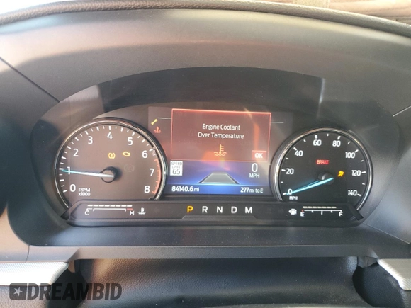 2020 Ford Explorer XLT with VIN 1FMSK7DH3LGA17183, listed as a Copart auction lot 55178045 with 84,140 mi miles and Salvage Title. Bid and sale history available at DreamBid. Image 9.