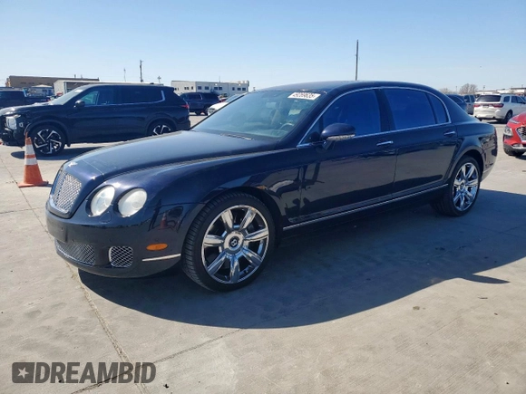 2007 Bentley Flying Spur with VIN SCBBR93WX78043729, listed as a Copart auction lot 49289635 with 66,295 mi miles and Clean Title. Bid and sale history available at DreamBid. Image 1.