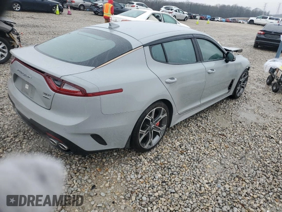 2021 Kia Stinger GT with VIN KNAE35LC3M6097243, listed as a Copart auction lot 44968825 with 79,066 mi miles and Salvage Title. Bid and sale history available at DreamBid. Image 3.