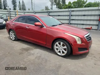 2014 Cadillac ATS Standard RWD with VIN 1G6AA5RX9E0175355, listed as a Copart auction lot 62832795 with 140,102 mi miles and Clean title. Bid and sale history available at DreamBid. Image 4.