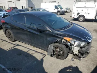 2013 Hyundai Elantra Limited with VIN 5NPDH4AE2DH357667, listed as a Copart auction lot 54093235 with 185,806 mi miles and Clean Title. Bid and sale history available at carsss.com. Image 4.