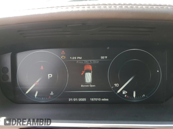 2014 Land Rover Range Rover with VIN SALGR2WF9EA195344, listed as a Copart auction lot 43454555 with 167,010 mi miles and Clean Title. Bid and sale history available at DreamBid. Image 9.