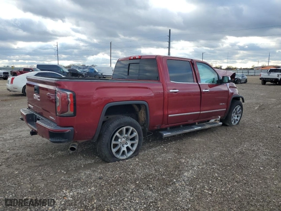 2018 GMC Sierra 1500 Denali with VIN 3GTU2PEJ6JG282843, listed as a Copart auction lot 87634955 with 0 mi miles and Salvage Title. Bid and sale history available at carsss.com. Image 3.