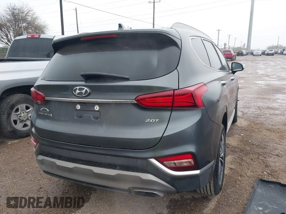 2019 Hyundai Santa Fe Ultimate with VIN 5NMS53AA9KH055620, listed as a IAAI auction lot 41623851 with 39,717 mi miles. Bid and sale history available at carsss.com. Image 4.