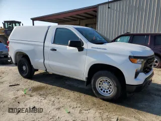 2023 Chevrolet Silverado 1500 Work Truck with VIN 3GCNAAEK2PG338721, listed as a Copart auction lot 47032125 with 144,478 mi miles and Clean Title. Bid and sale history available at carsss.com. Image 4.