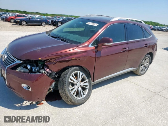 2013 Lexus RX 350 z VIN 2T2ZK1BA0DC100779, wystawiony jako Copart lot #52111975 z przebiegiem 152 156 mil mil oraz Szkoda całkowita • Salvage title. Historia ofert i sprzedaży dostępna na DreamBid. Obrazek 1.