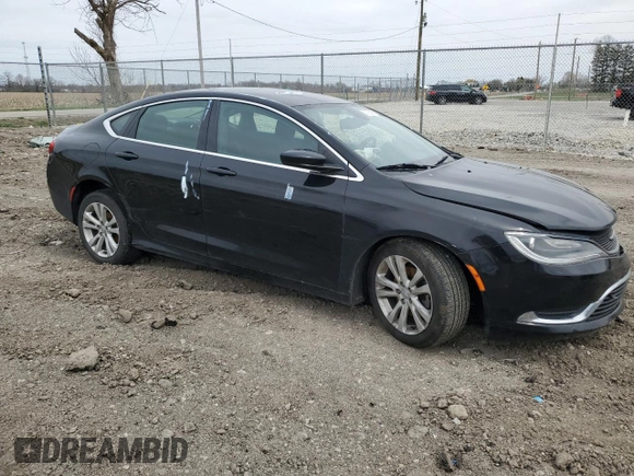 2015 Chrysler 200 Limited with VIN 1C3CCCAB5FN747342, listed as a Copart auction lot 53182605 with 132,566 mi miles and Salvage Title. Bid and sale history available at DreamBid. Image 4.