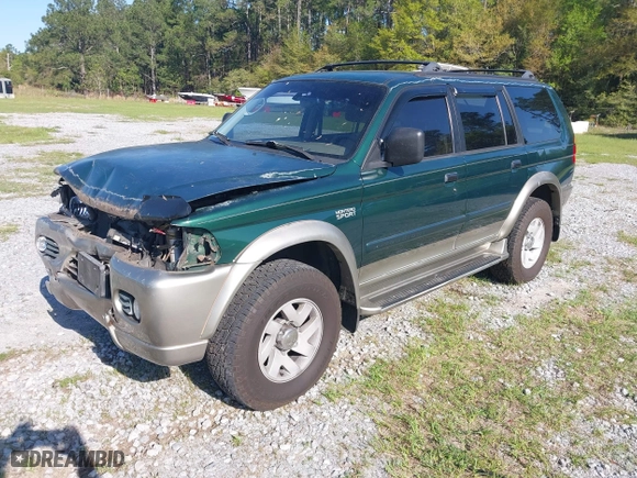 2000 Mitsubishi Montero Sport LS with VIN JA4LS31H0YP055199, listed as a IAAI auction lot 41990427 with 162,687 mi miles. Bid and sale history available at carsss.com. Image 18.