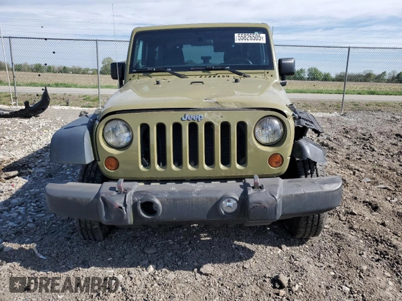 2013 Jeep Wrangler Sport with VIN 1C4AJWAG3DL569588, listed as a Copart auction lot 55826505 with 24,345 mi miles and Salvage title. Bid and sale history available at DreamBid. Image 5.