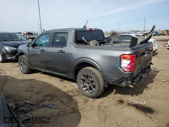 2022 Ford Maverick XL with VIN 3FTTW8F93NRA61219, listed as a Copart auction lot 48028675 with 37,570 mi miles and Salvage Title. Bid and sale history available at DreamBid. Image 2.