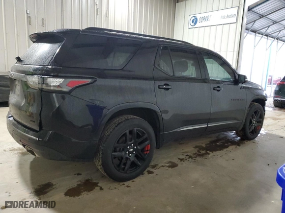 2019 Chevrolet Traverse Premier with VIN 1GNEVKKW1KJ233314, listed as a Copart auction lot 44336925 with 122,301 mi miles and Salvage Title. Bid and sale history available at carsss.com. Image 3.